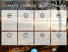Tablet Screenshot of climatechangeinaustralia.gov.au